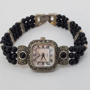 Main Line Time Watch Women 22MM Gray Dial Multicolor Band 6.5" New‎ Battery